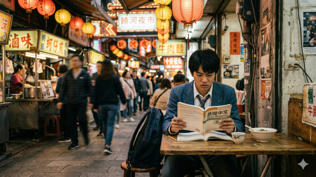 台湾留学イン夜市