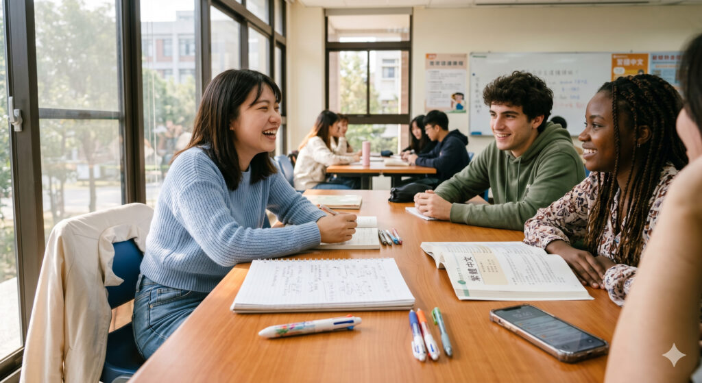 台湾留学 中国語できない